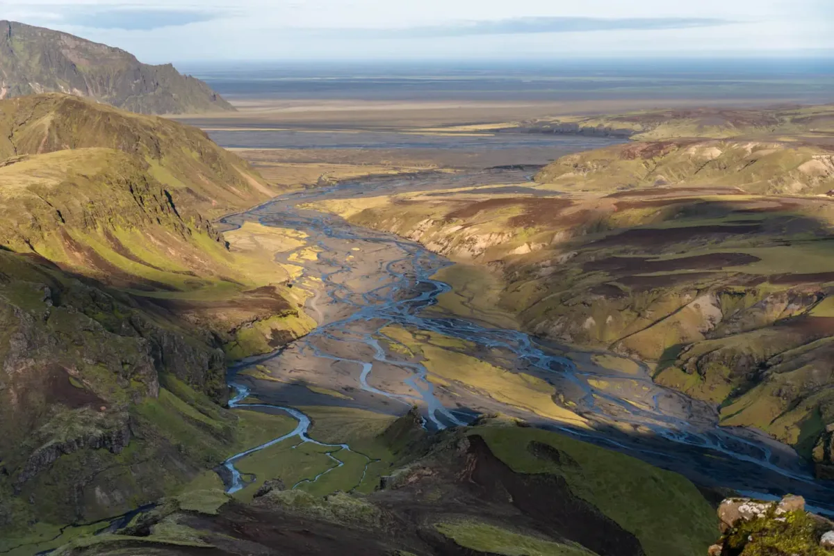 Cañón de Thakgil en Islandia