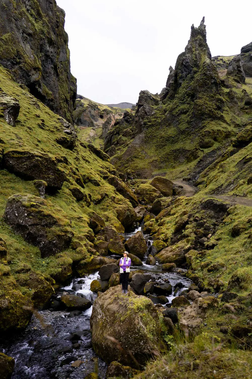 Cañón de Thakgil en Islandia