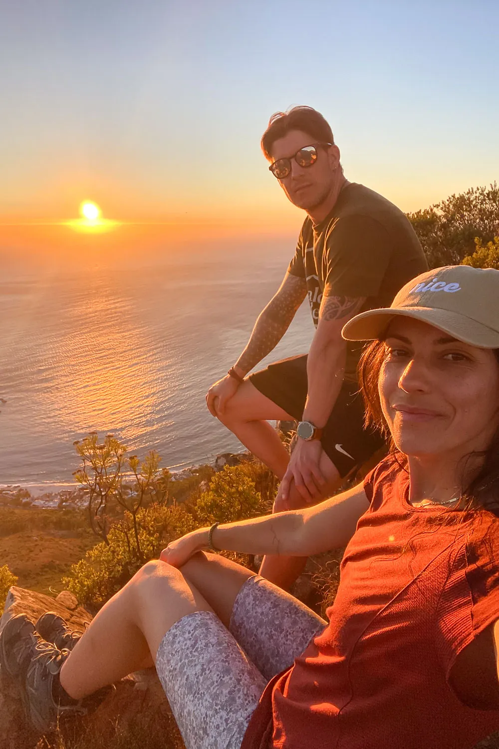 Atardecer desde Lion's Head, de lo mejor qué ver en Ciudad del Cabo
